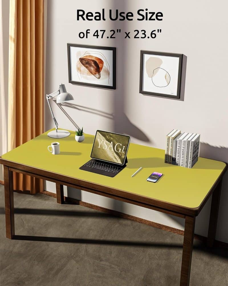 YSAGi Leather Desk Pad Protector - Image 403