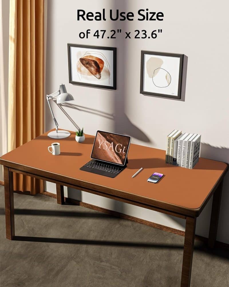 YSAGi Leather Desk Pad Protector - Image 407