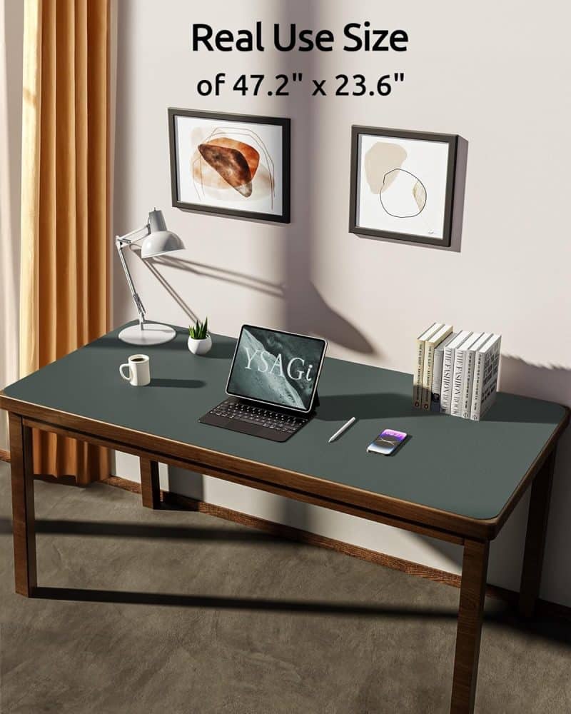 YSAGi Leather Desk Pad Protector - Image 410