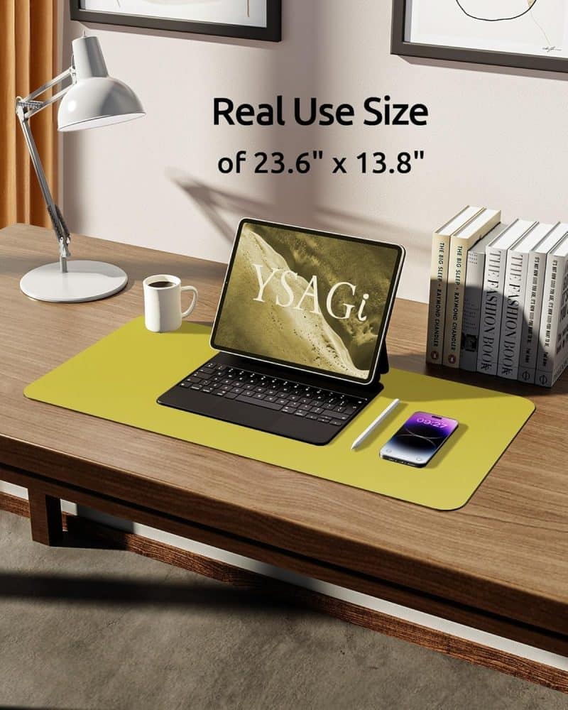 YSAGi Leather Desk Pad Protector - Image 411
