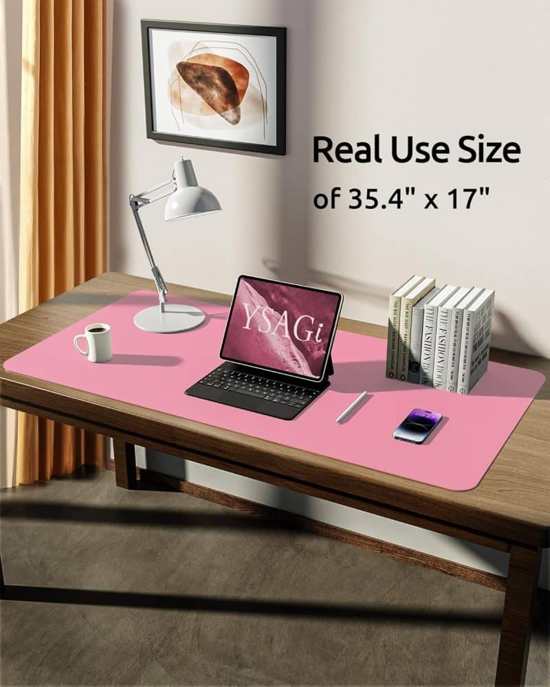 YSAGi Leather Desk Pad Protector - Image 419