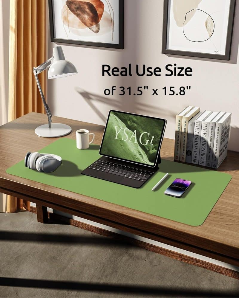 YSAGi Leather Desk Pad Protector - Image 421