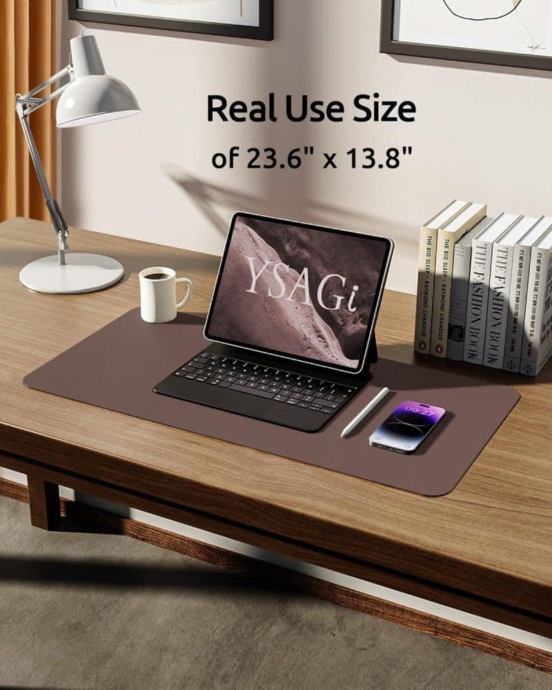 YSAGi Leather Desk Pad Protector - Image 422