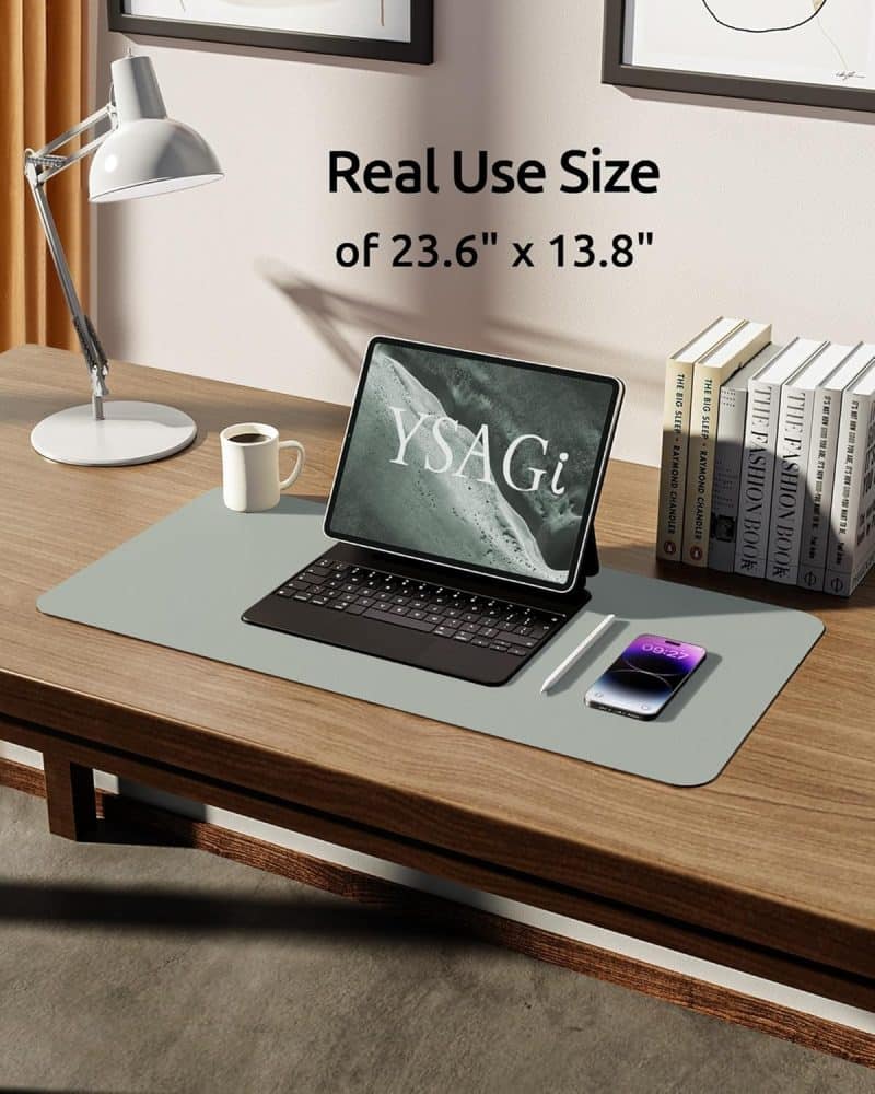 YSAGi Leather Desk Pad Protector - Image 424