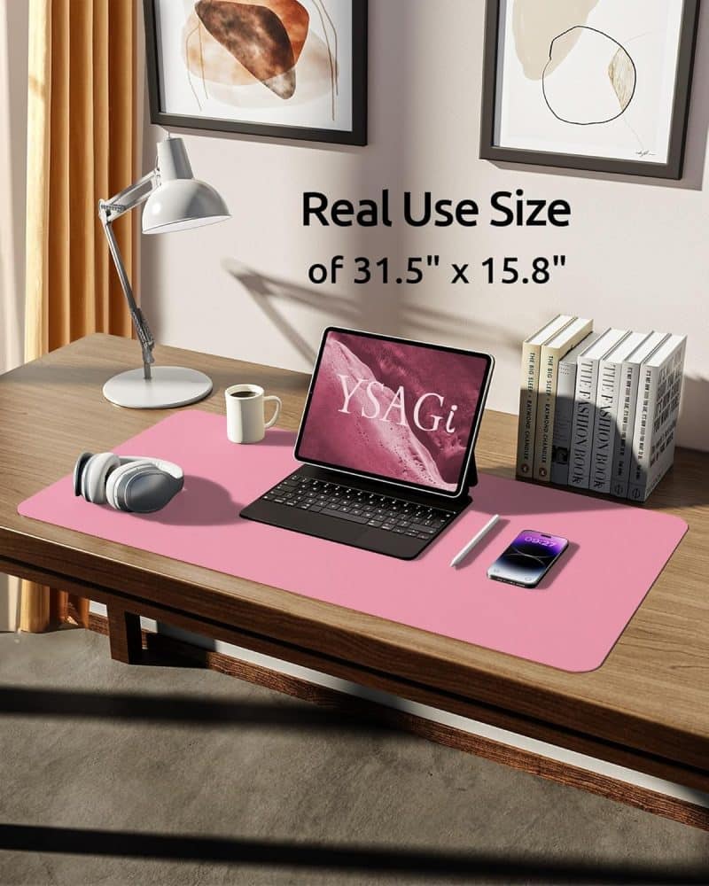 YSAGi Leather Desk Pad Protector - Image 425