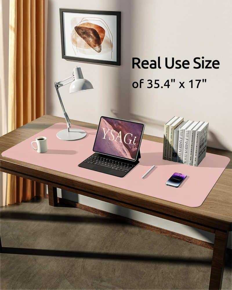 YSAGi Leather Desk Pad Protector - Image 426