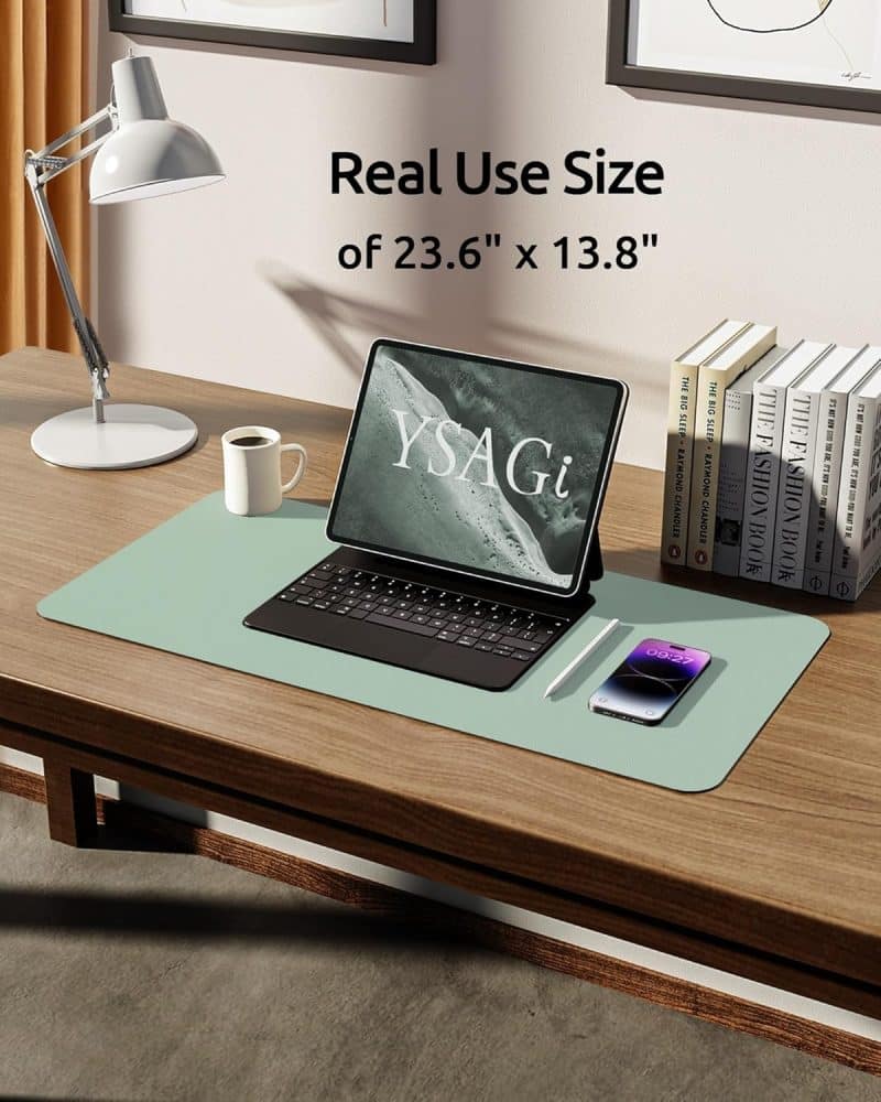 YSAGi Leather Desk Pad Protector - Image 427