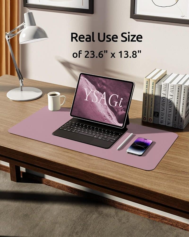 YSAGi Leather Desk Pad Protector - Image 432