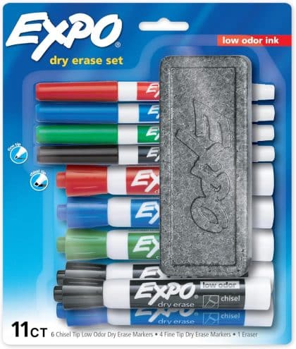 EXPO Dry Erase Markers Set