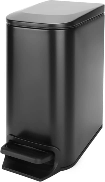 Cesun Slim Bathroom Trash Can with Lid