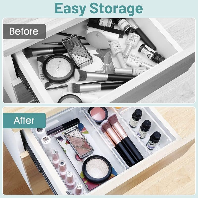 WOWBOX 25 PCS Plastic Drawer Organizer Set - Image 4