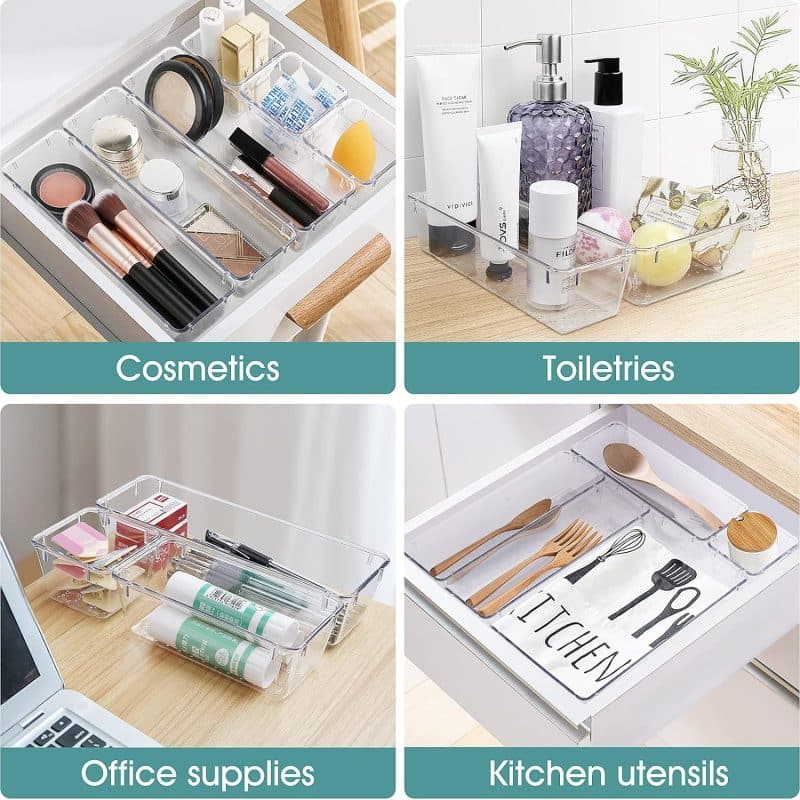 WOWBOX 25 PCS Plastic Drawer Organizer Set - Image 5