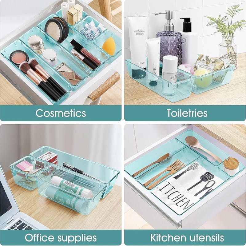 WOWBOX 25 PCS Plastic Drawer Organizer Set - Image 11