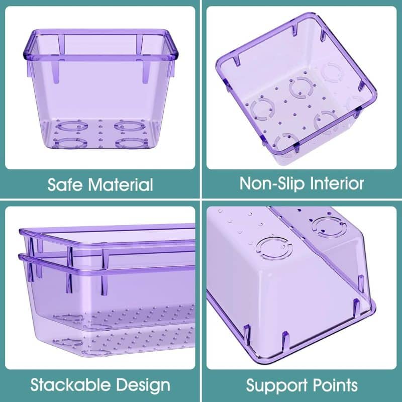 WOWBOX 25 PCS Plastic Drawer Organizer Set - Image 15