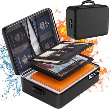 DocSafe Document Organizer with Lock