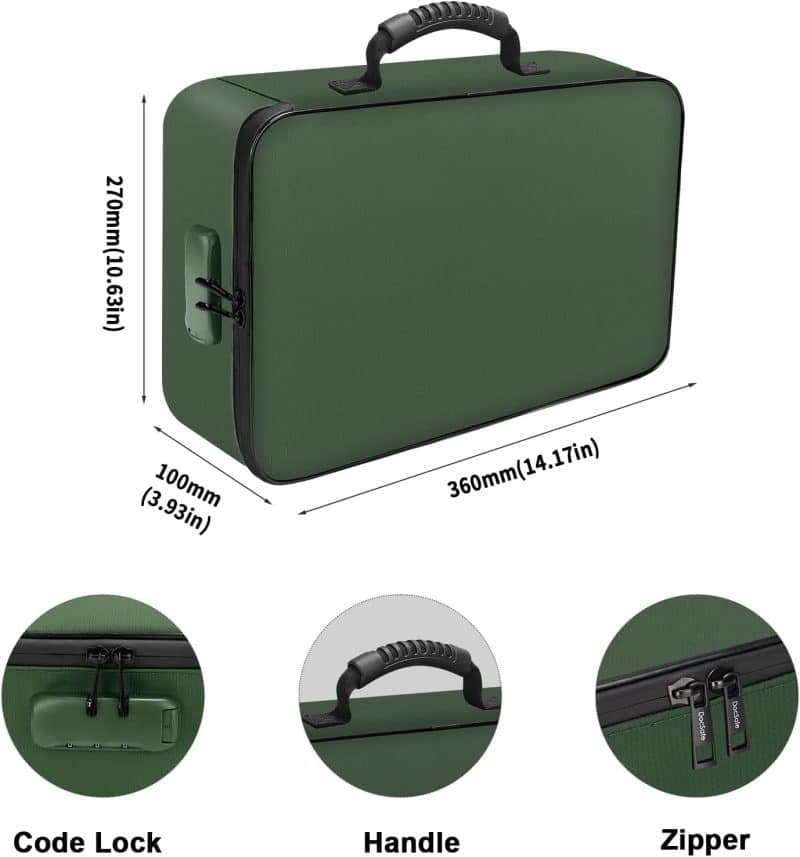 DocSafe Document Organizer with Lock - Image 6