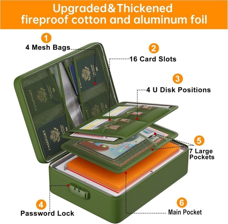 DocSafe Document Organizer with Lock - Image 15