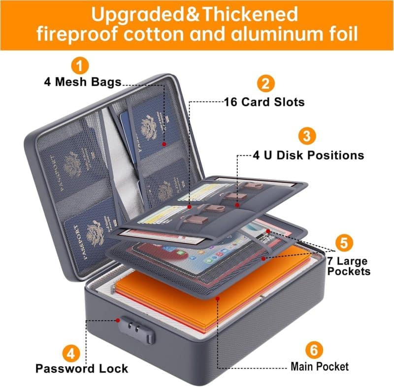 DocSafe Document Organizer with Lock - Image 53