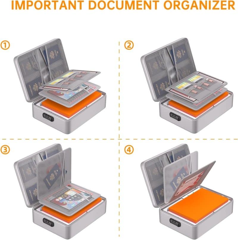 DocSafe Document Organizer with Lock - Image 58