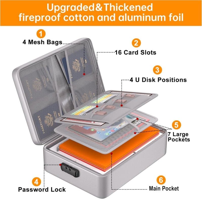 DocSafe Document Organizer with Lock - Image 62