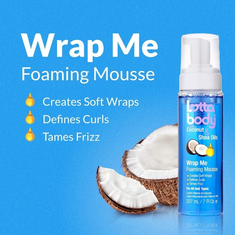Lottabody Coconut Oil and Shea Wrap Me Foaming Mousse - Image 8