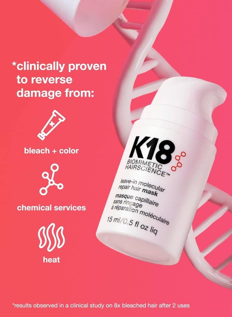 K18 Leave-In Molecular Repair Hair Mask - Image 9