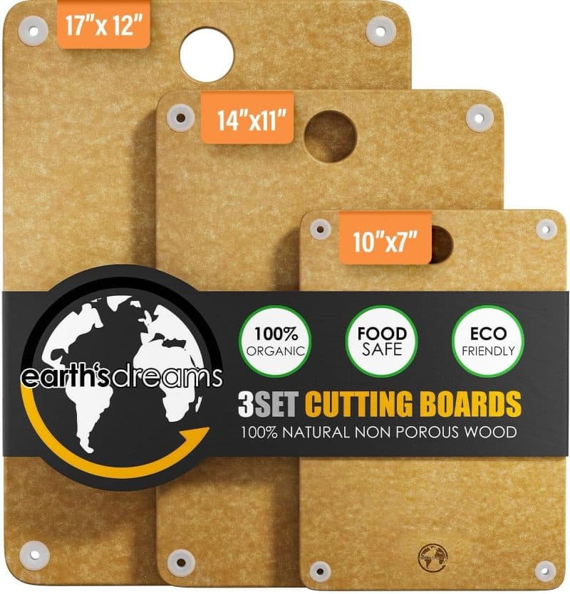 Earth’s Dreams Wood Cutting Board 3-Piece Set - Image 8