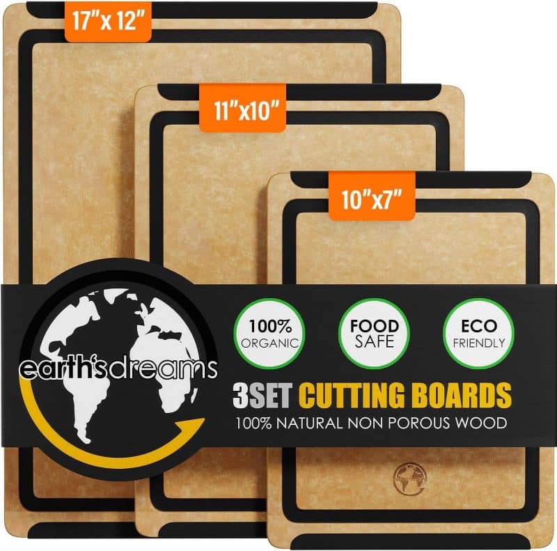 Earth’s Dreams Wood Cutting Board 3-Piece Set - Image 15