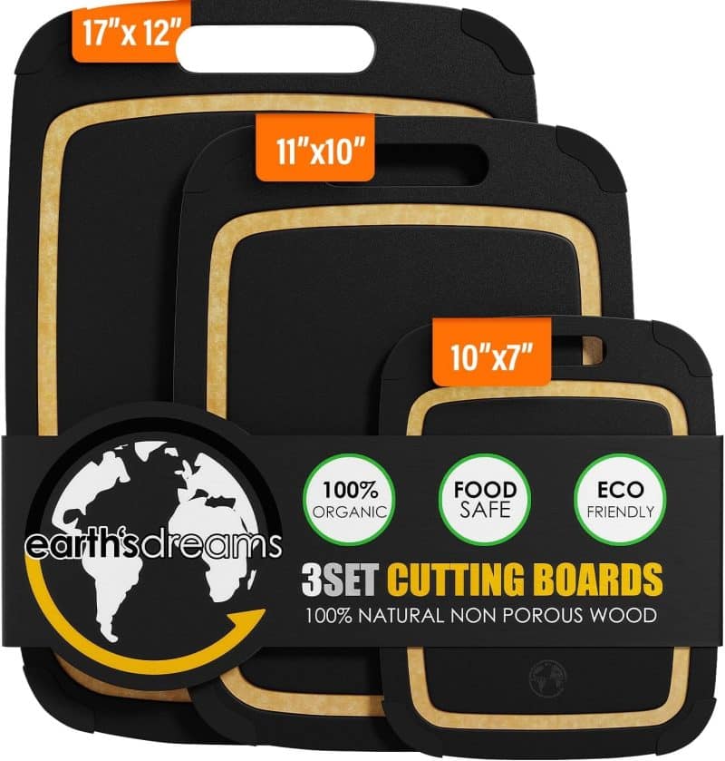Earth’s Dreams Wood Cutting Board 3-Piece Set - Image 22