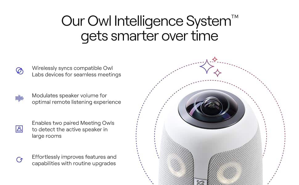 Owl Intelligence System gets smarter over time - Meeting Owl 3