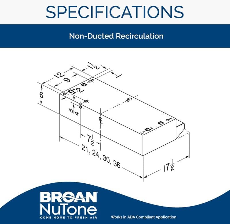 Broan-NuTone Ductless Range Hood - Image 21