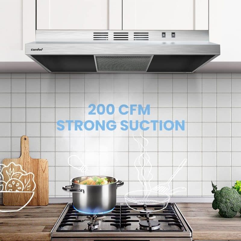 Comfee' Slim Ductless Range Hood - Image 2