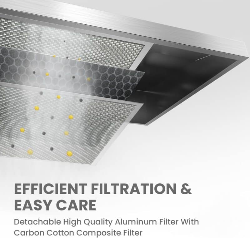 Comfee' Slim Ductless Range Hood - Image 5