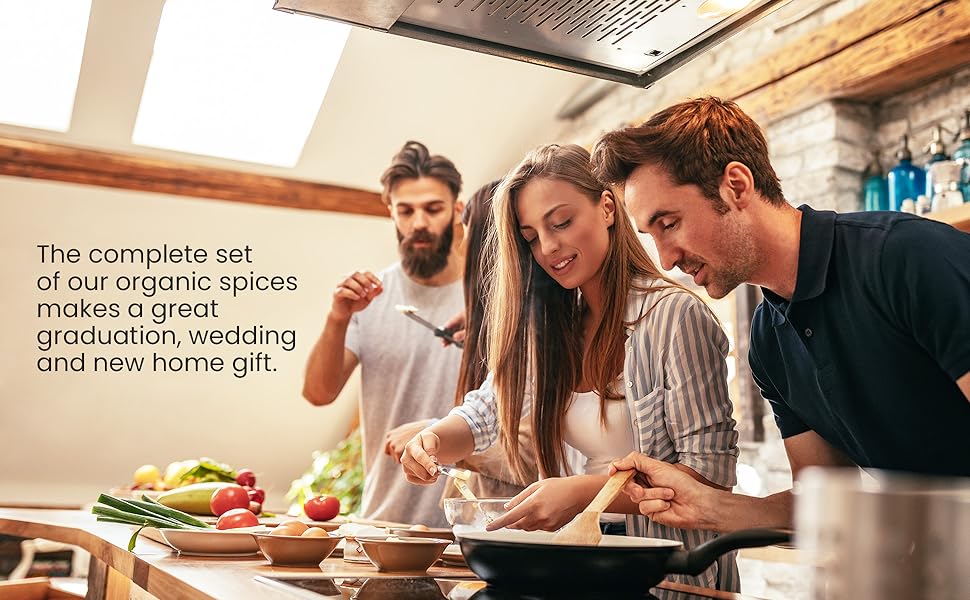 organic spices gift set complete starter kit