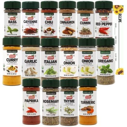 Badia Organic Deluxe Kitchen Starter Spice Kit