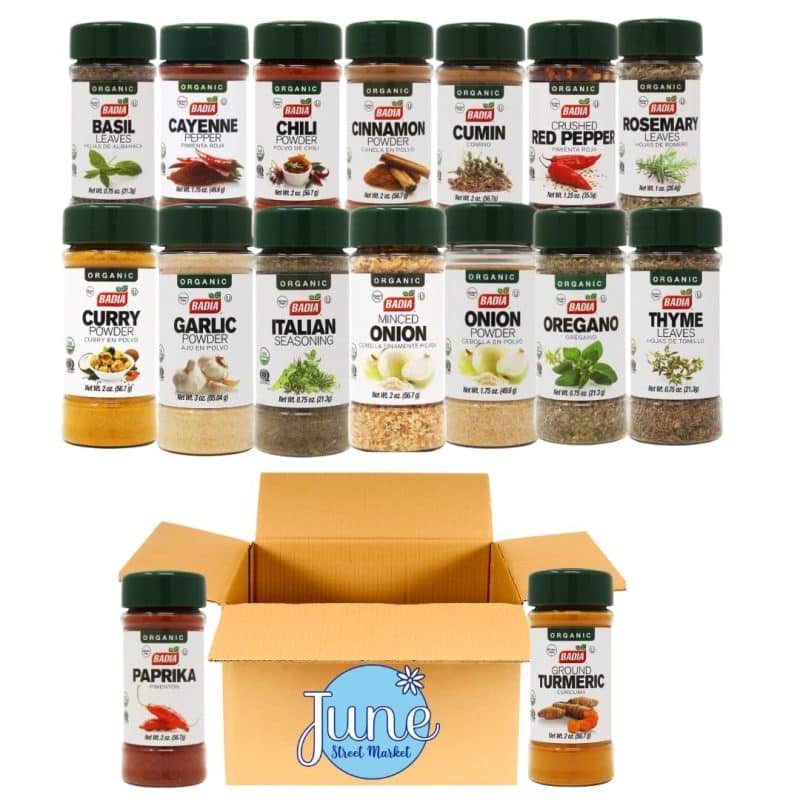 Badia Organic Deluxe Kitchen Starter Spice Kit - Image 2