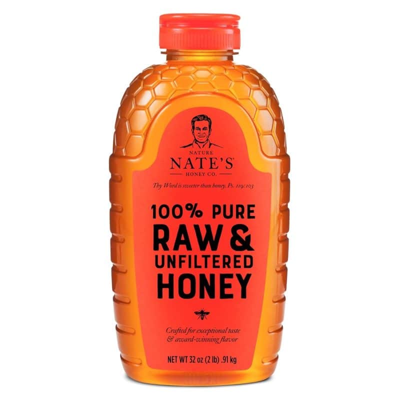 Nate's 100% Pure, Raw & Unfiltered Honey