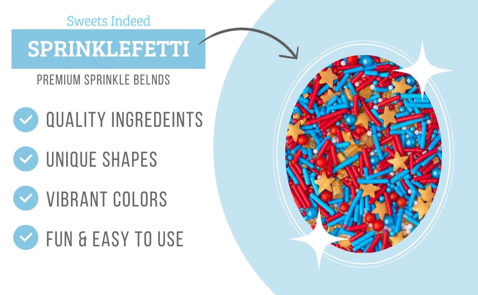 Red White & Blue Sprinkles