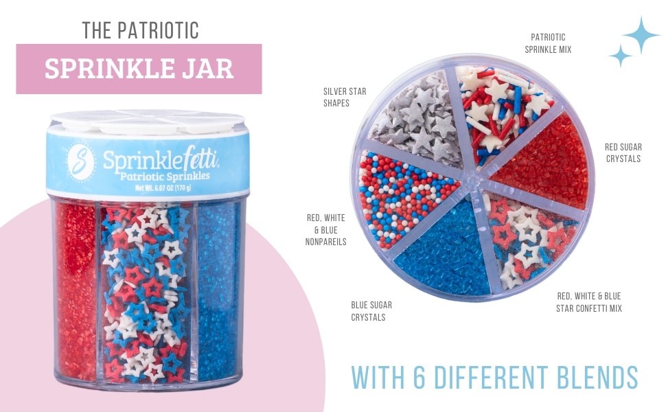 Patriotic Sprinkle Jar