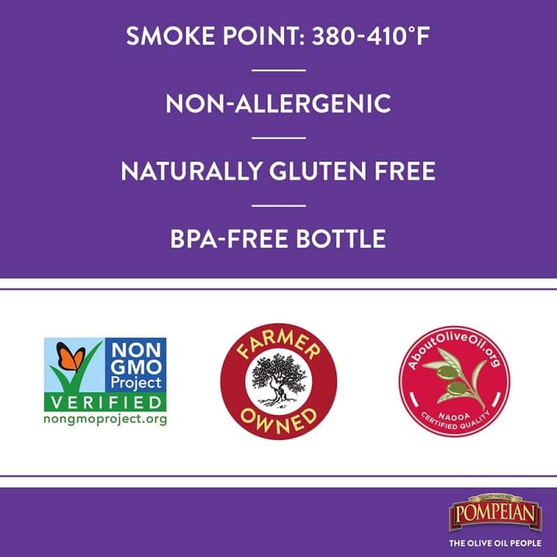 Pompeian Smooth Extra Virgin Olive Oil - Image 4