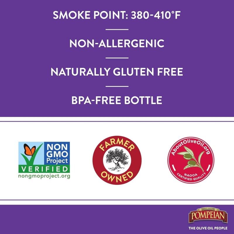 Pompeian Smooth Extra Virgin Olive Oil - Image 14