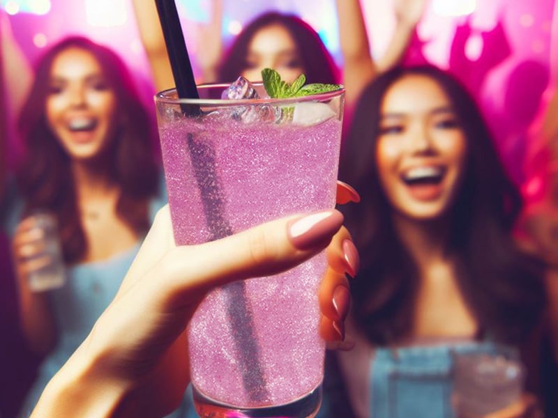 pink edible glitter brew glitter 