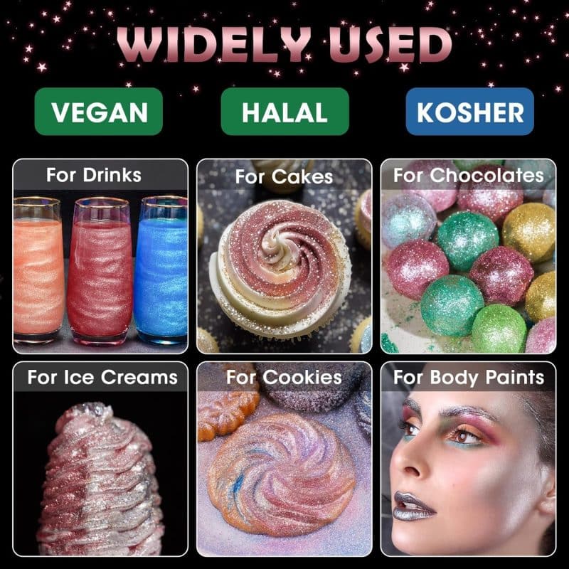 NiHome Edible Food-Grade Glitter Powder - Image 31
