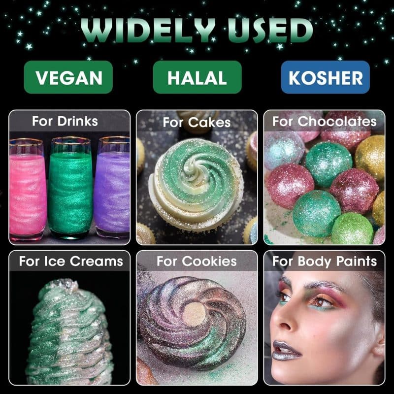 NiHome Edible Food-Grade Glitter Powder - Image 79