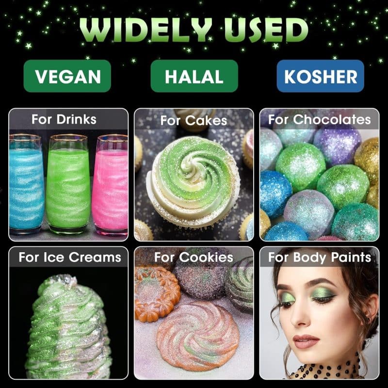 NiHome Edible Food-Grade Glitter Powder - Image 108