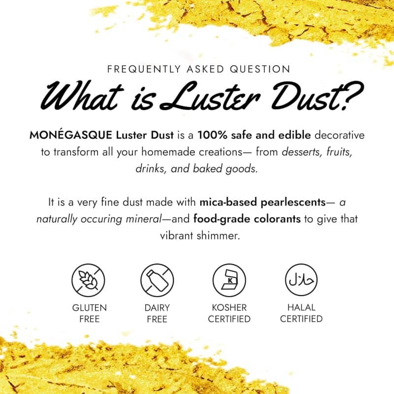MONÉGASQUE Luster Dust Edible Glitter - Image 3
