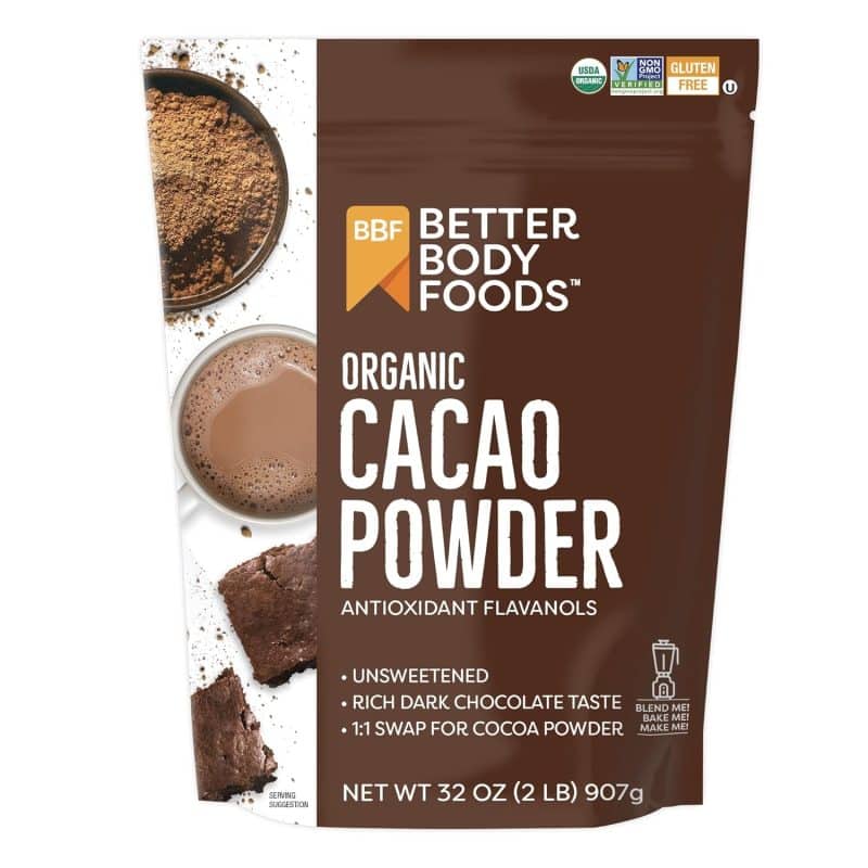 BetterBody Foods Organic Cacao Powder