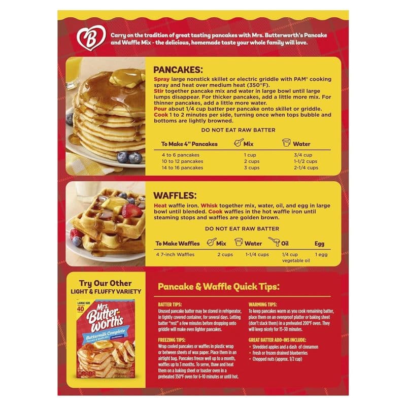 Mrs. Butterworth's Pancake and Waffle Mix - Image 2
