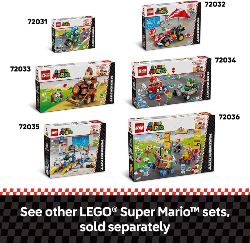 LEGO Super Mario Mario Kart™ – Baby Mario vs. Baby Luigi (72034) - Image 7