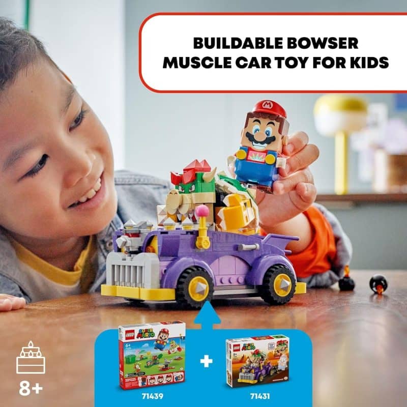 LEGO Super Mario Bowser's Muscle Car Expansion Set (71431) - Image 2